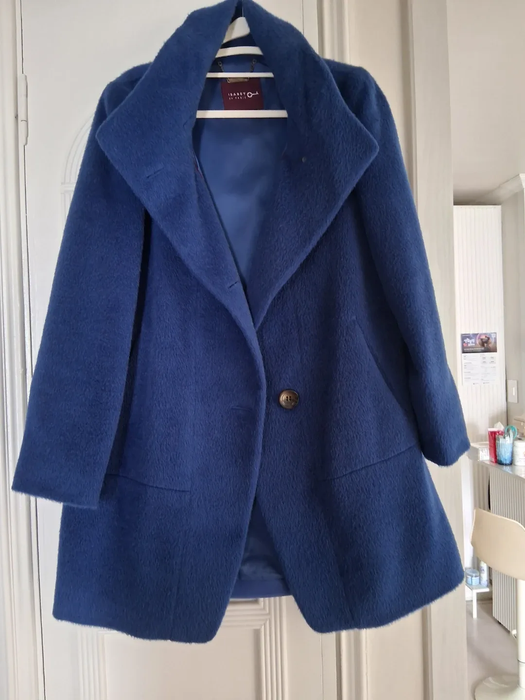 ISABEY de PARIS 파란색 코트(사이즈66)