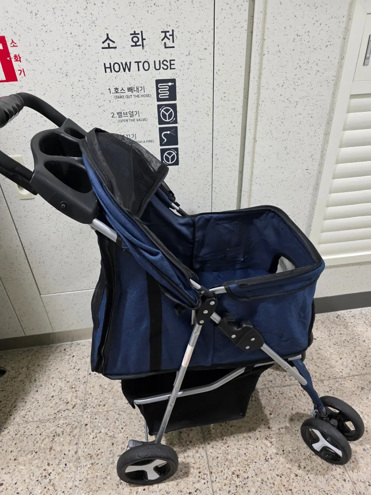강아지 유모차