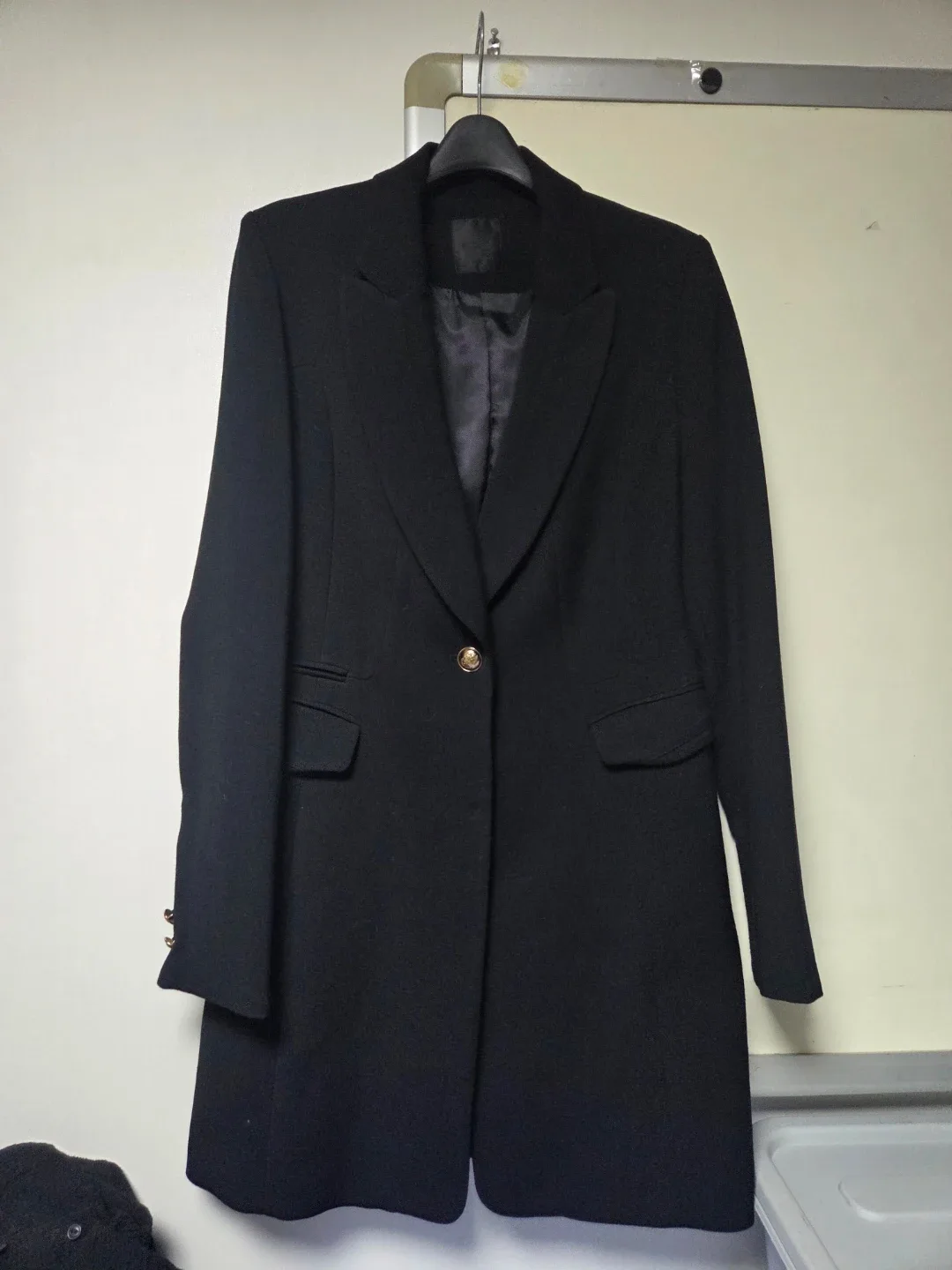 OZOC 블랙 코트 66사이즈