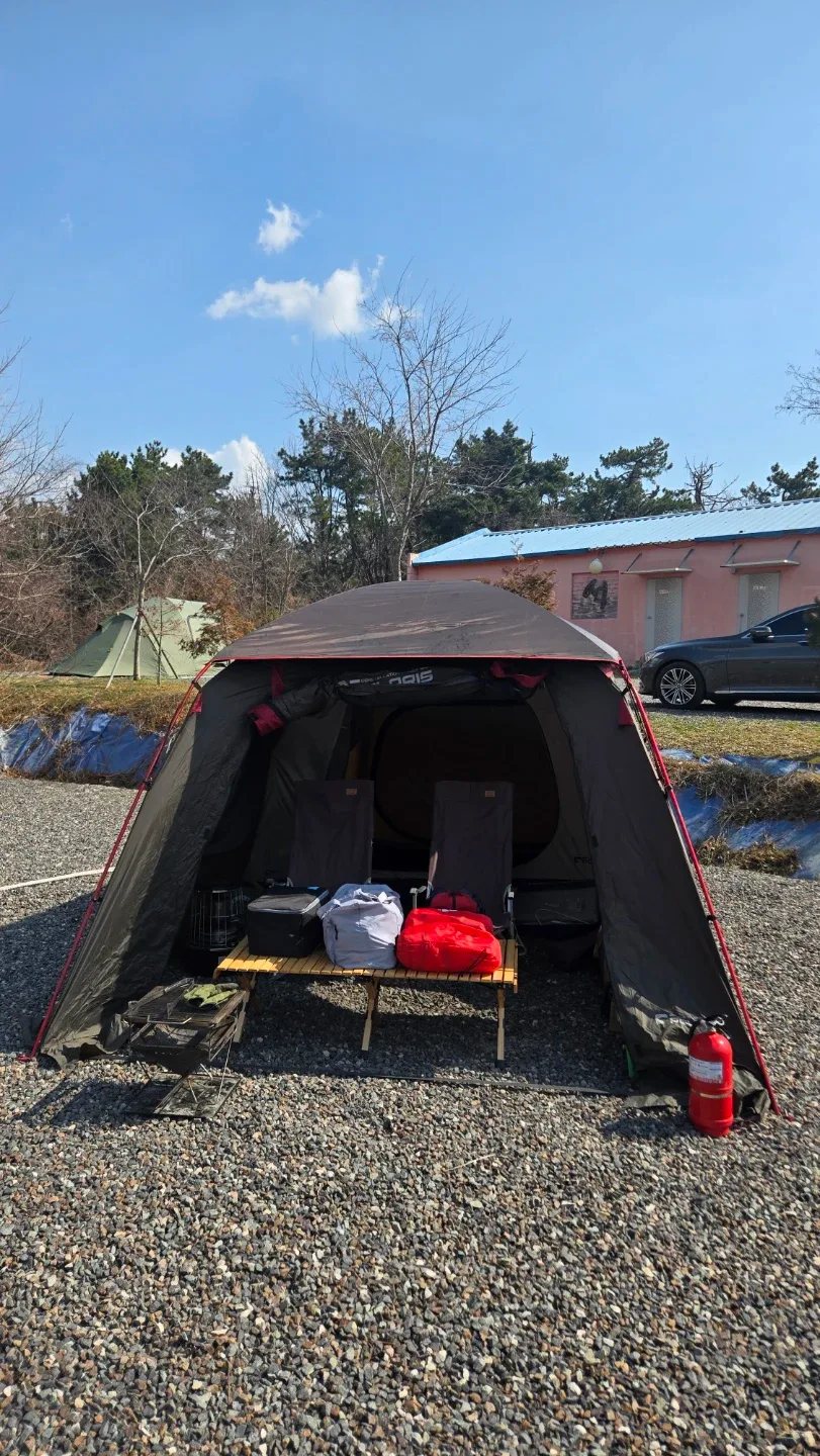 캠핑 우드 테이블