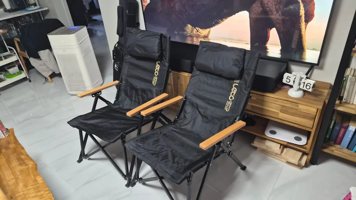 레토 각도 조절 캠핑 의자  2개 팔아요