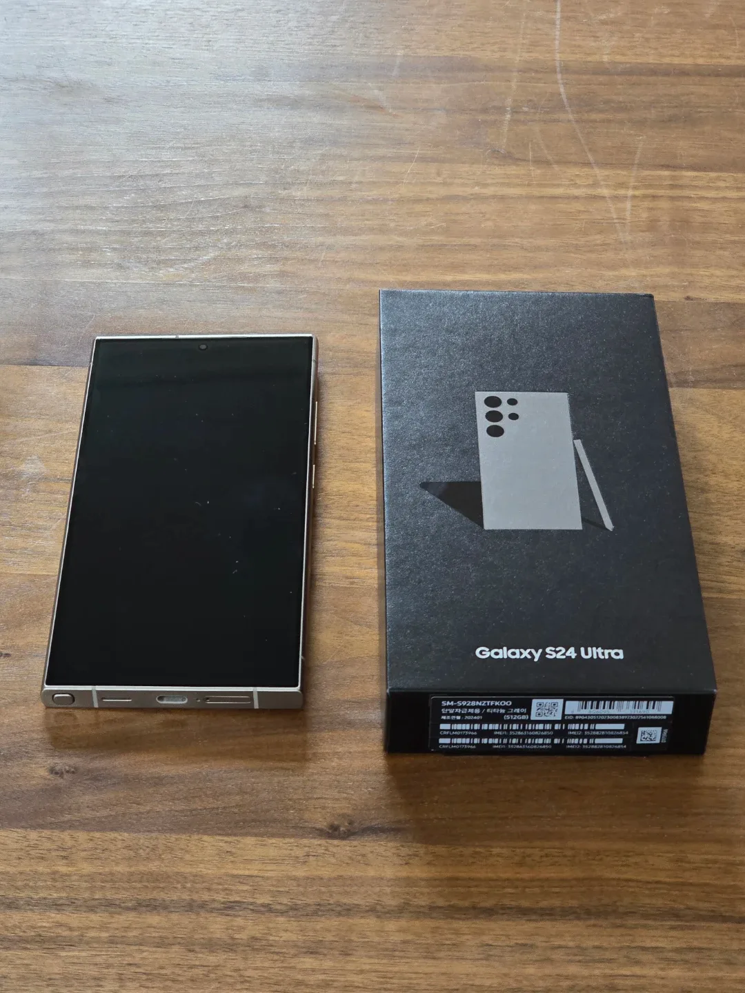 갤럭시 S24 울트라 티타늄 그레이 512GB