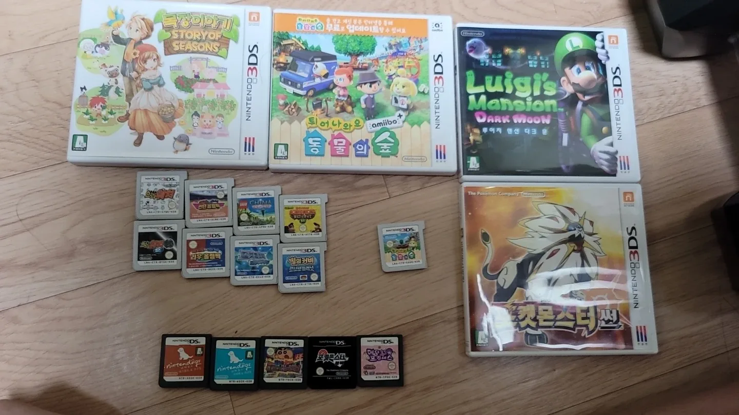 반택무료)닌텐도 3DS,DS 게임칩 모음