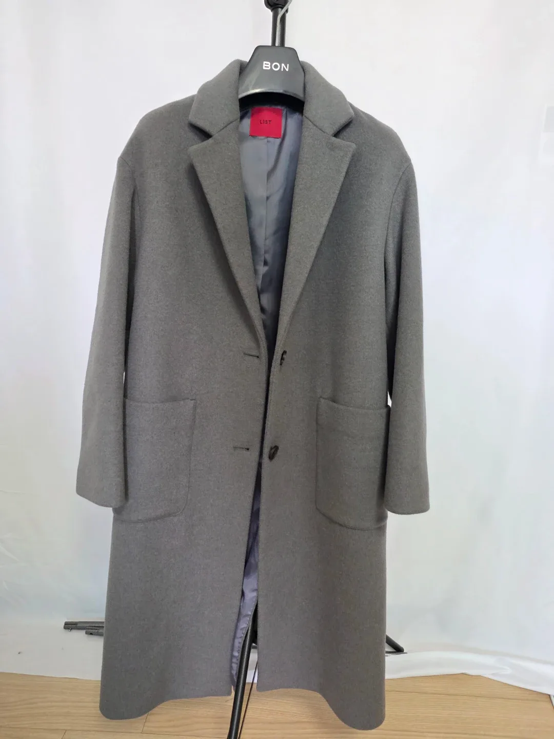 LIST 그레이 코트 (사이즈: 사진참고)