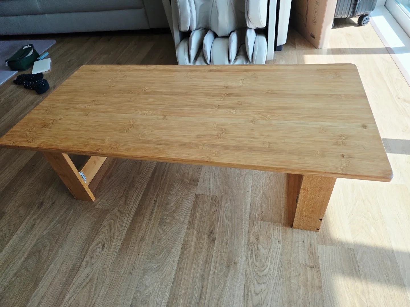 원목 앉은뱅이 책상