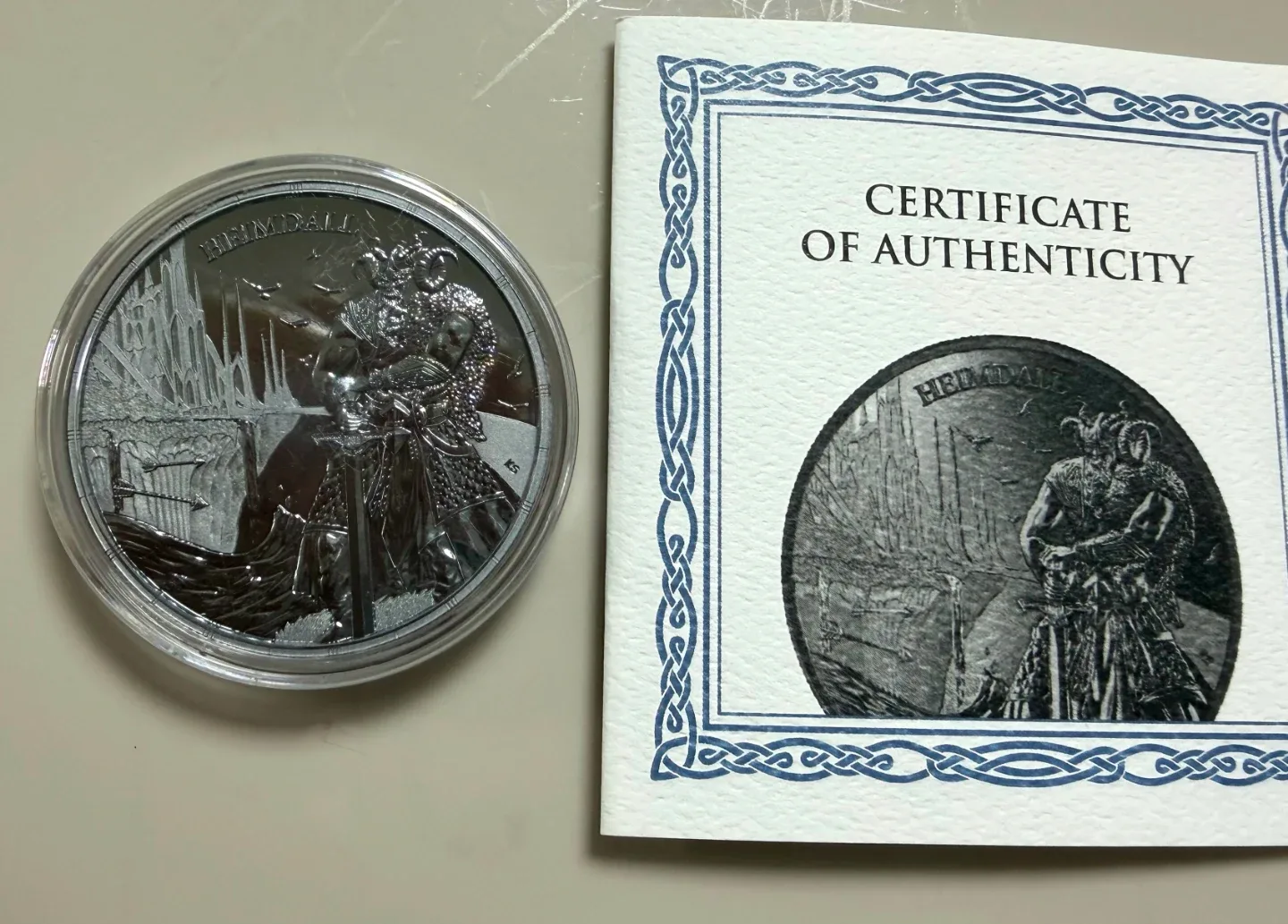 게르마니아 라그나로크 헤임달 1oz 블랙프루프 은화