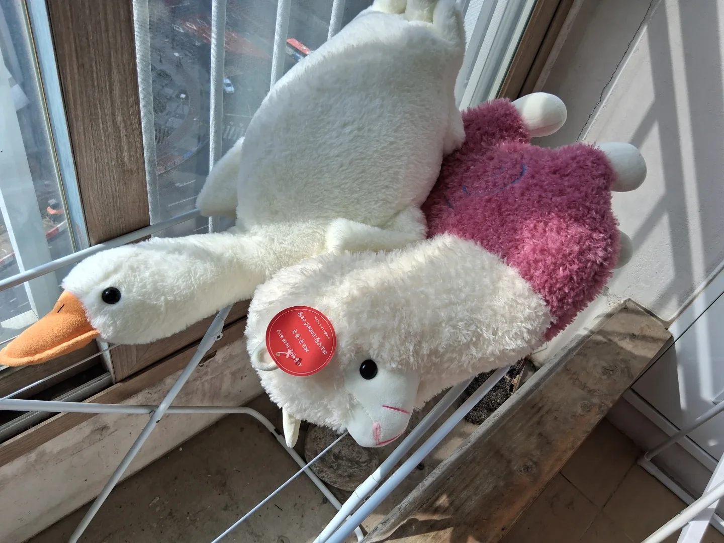 오리 인형 + 양 인형 세트