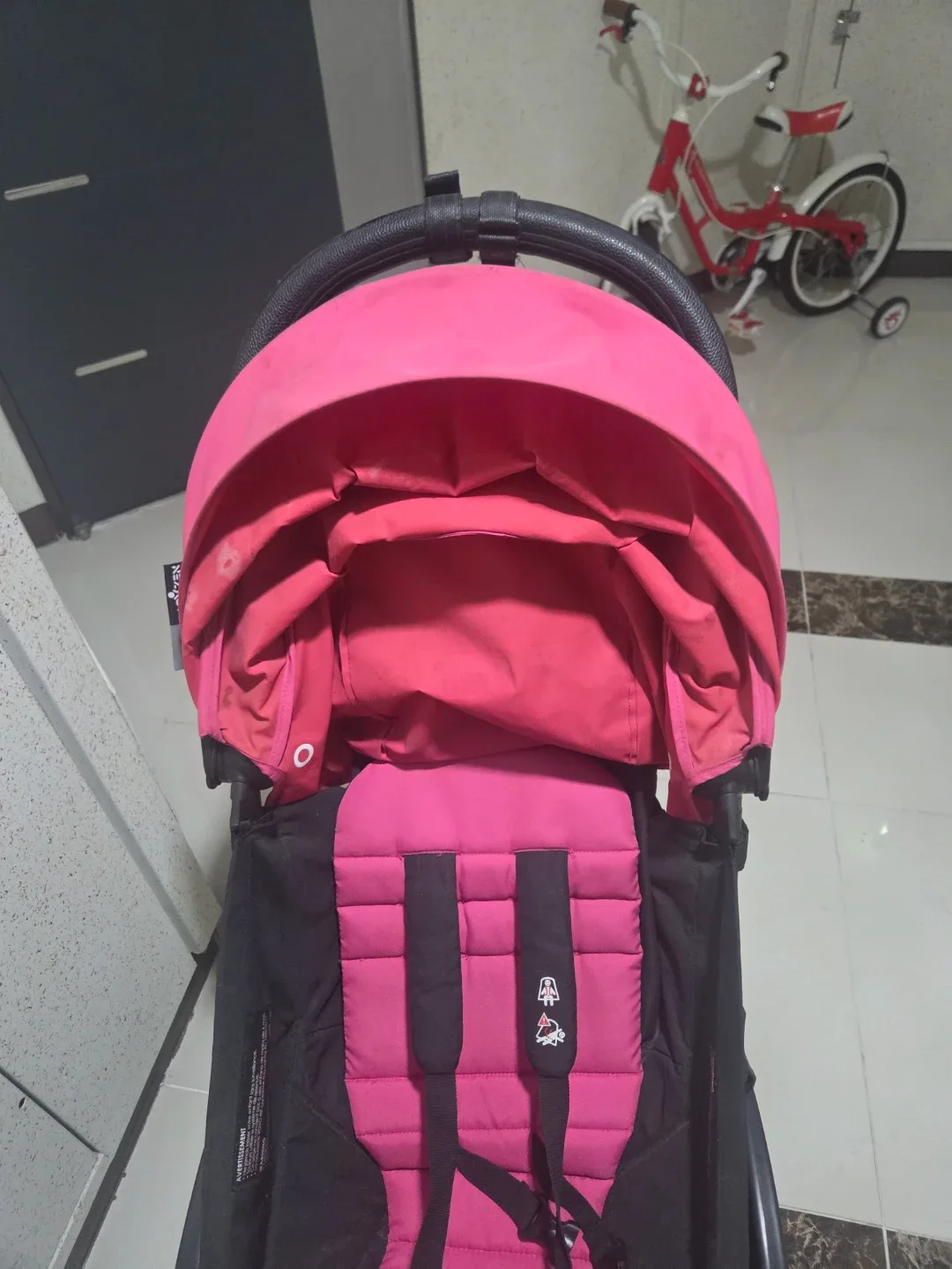 베이비젠 휴대용 유모차 핑크