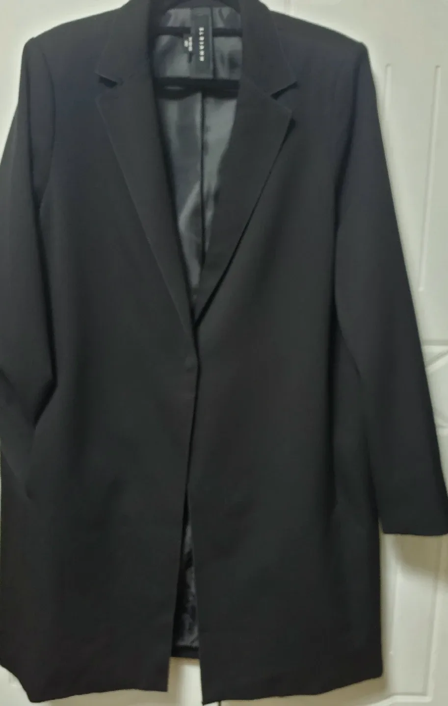 S.L RIAHH블랙 롱 코트 (94-100)