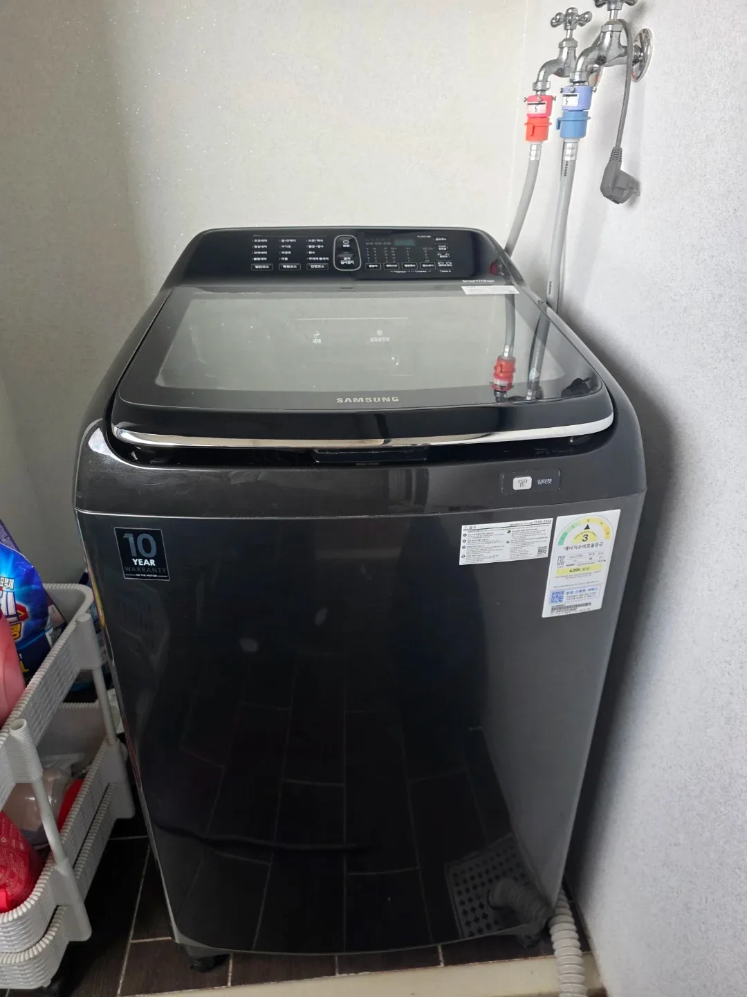 삼성 통돌이 세탁기 16kg 블랙