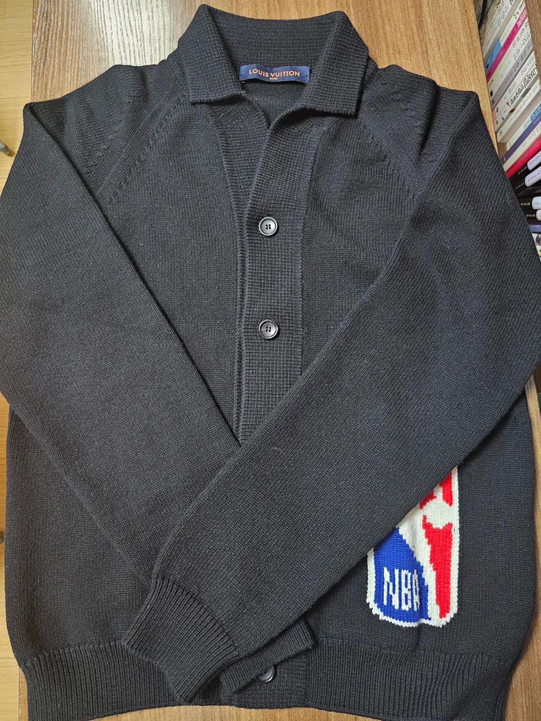 루이비통 X NBA 니트 가디건 S