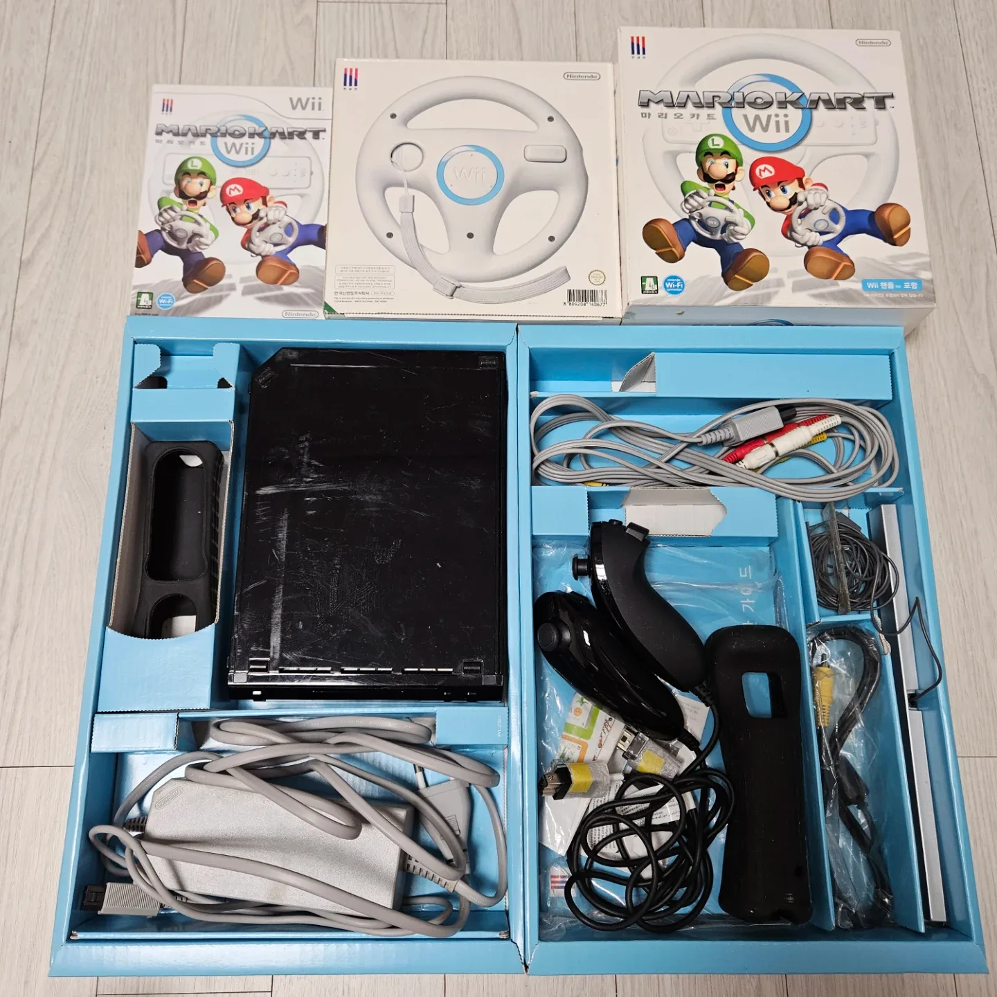 닌텐도 위 블랙 2인용 일체