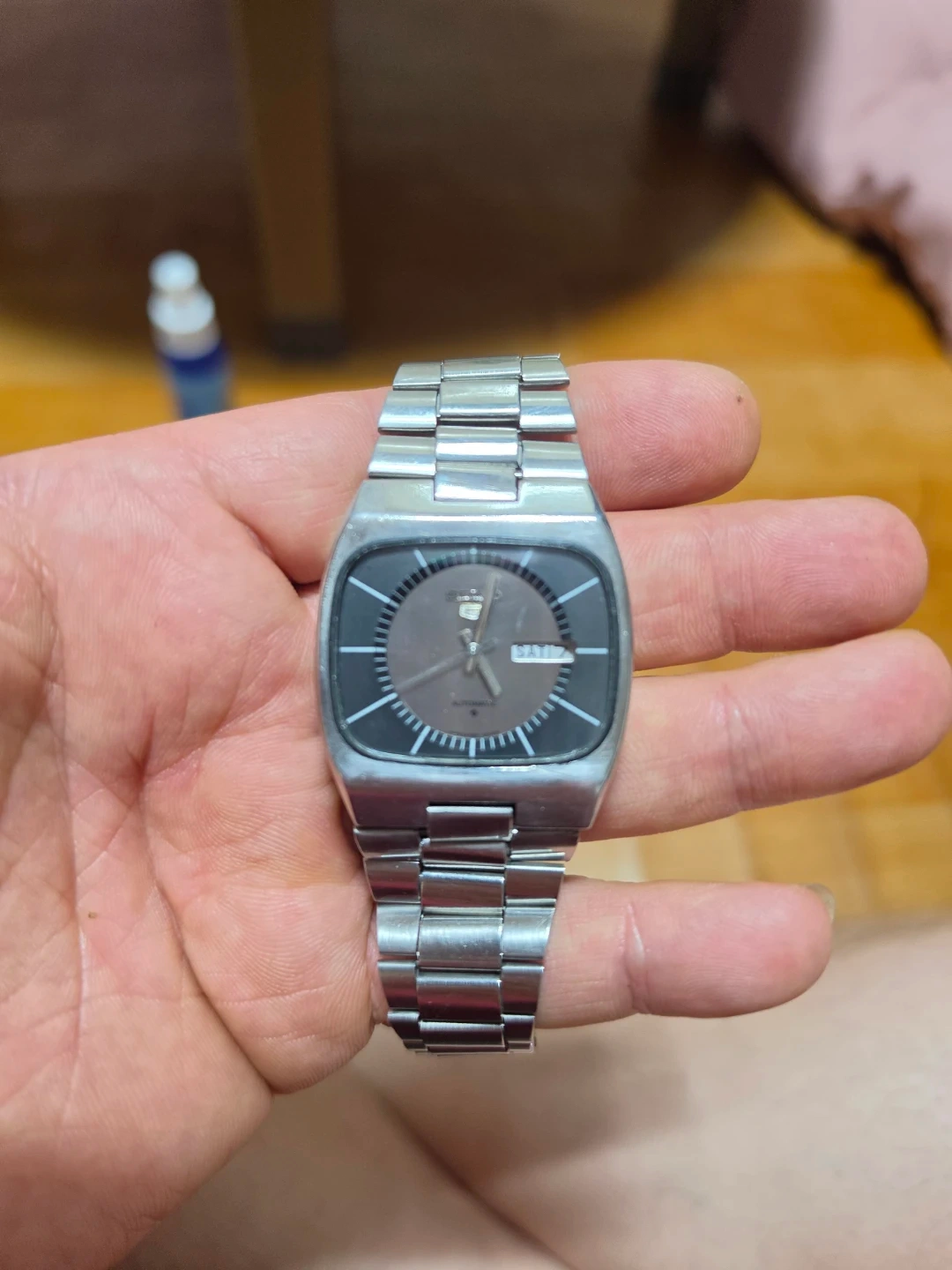 세이코 Seiko 5 스퀘어 오토매틱 시계