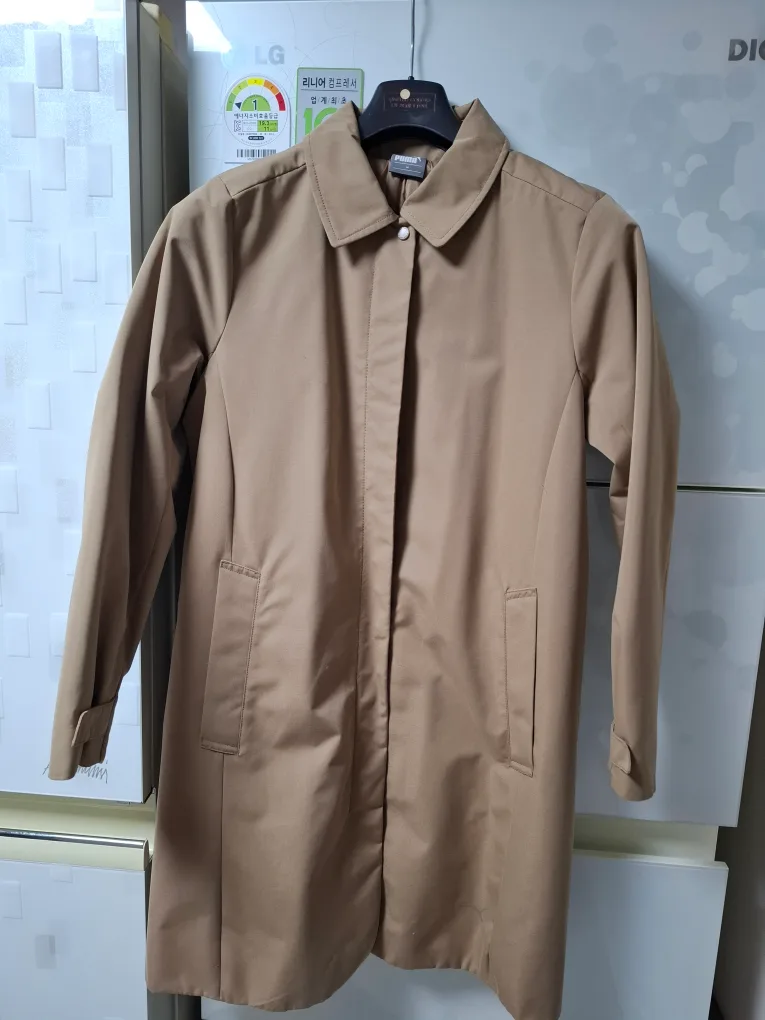 푸마 베이지 코트 M