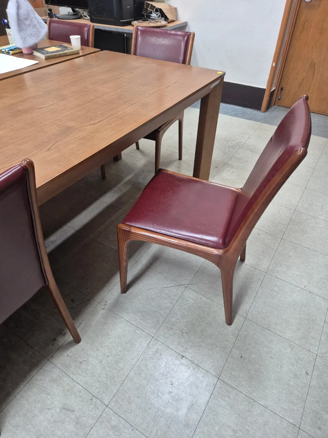 원목 책상 & 의자 세트