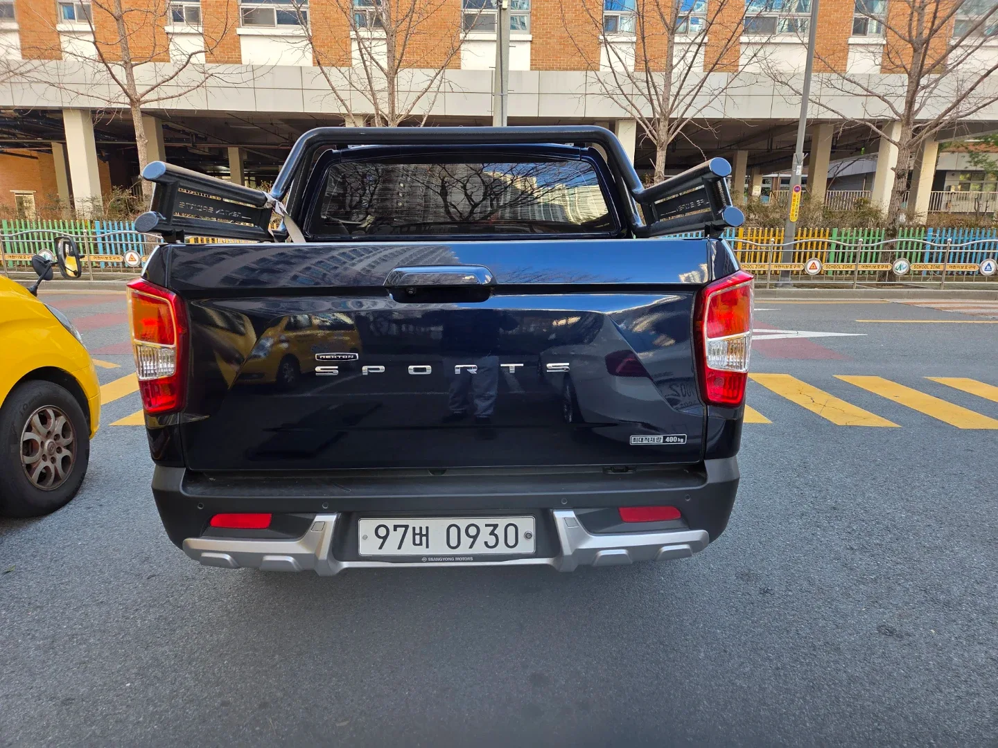 렉스턴 스포츠 툴레 THULE 자전거 테일게이트 패드