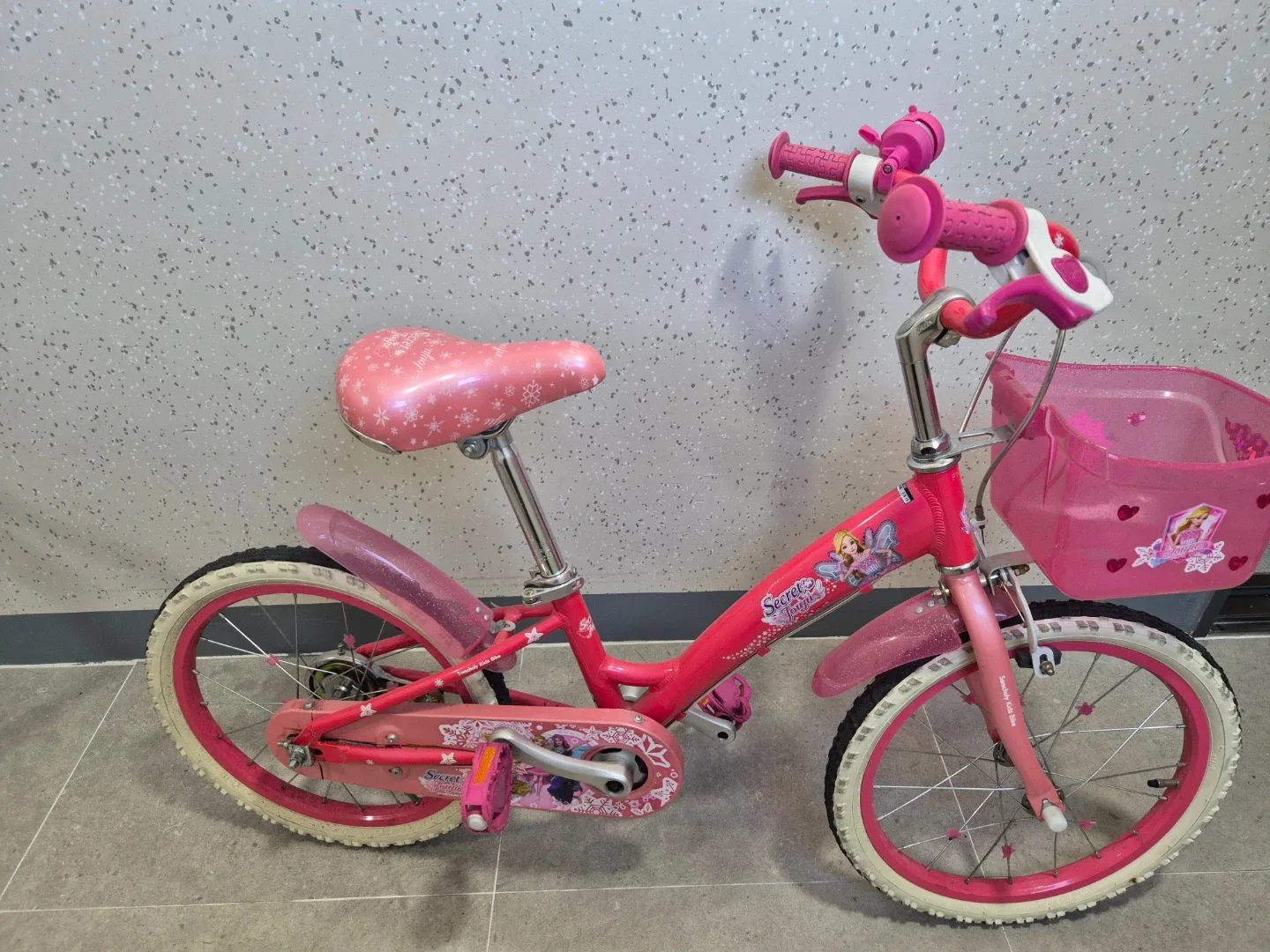 삼천리 시크릿쥬쥬 자전거 18인치