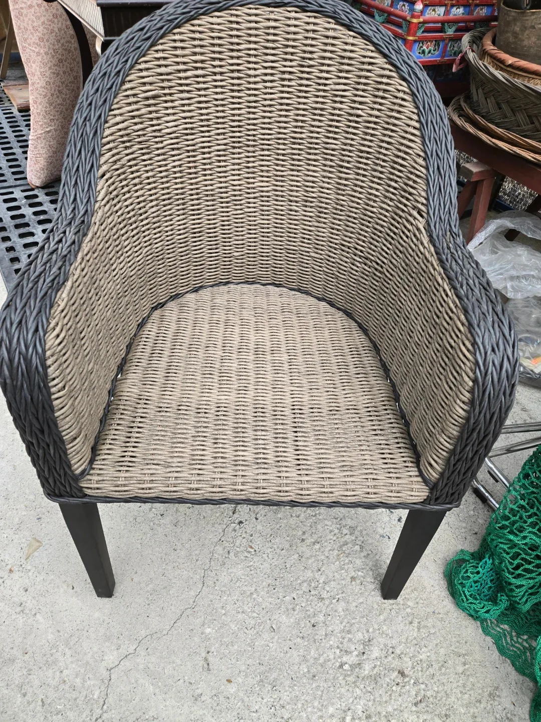 모던 라탄 체어