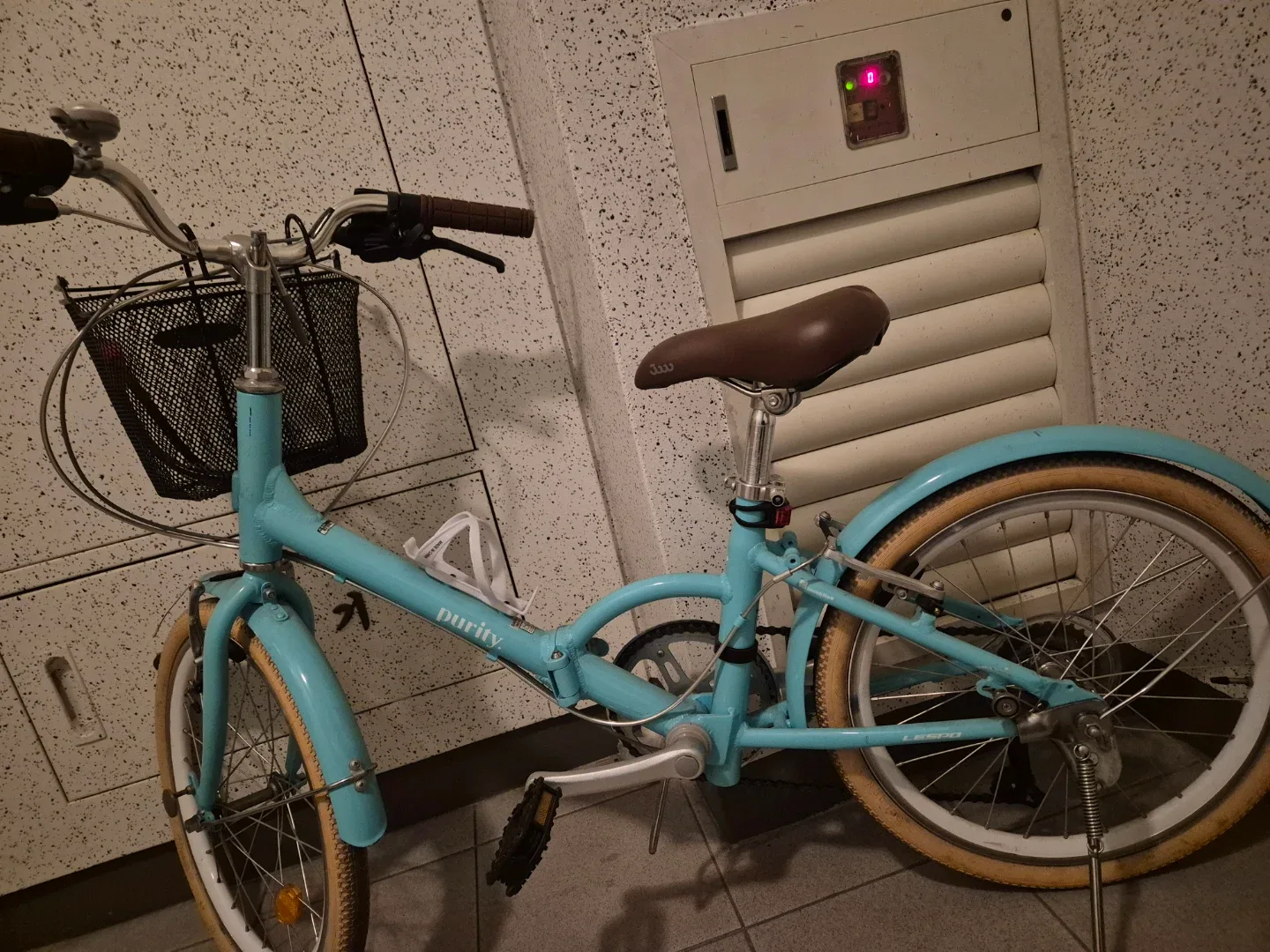 삼천리 퓨리티 20인치 접이식 민트 자전거