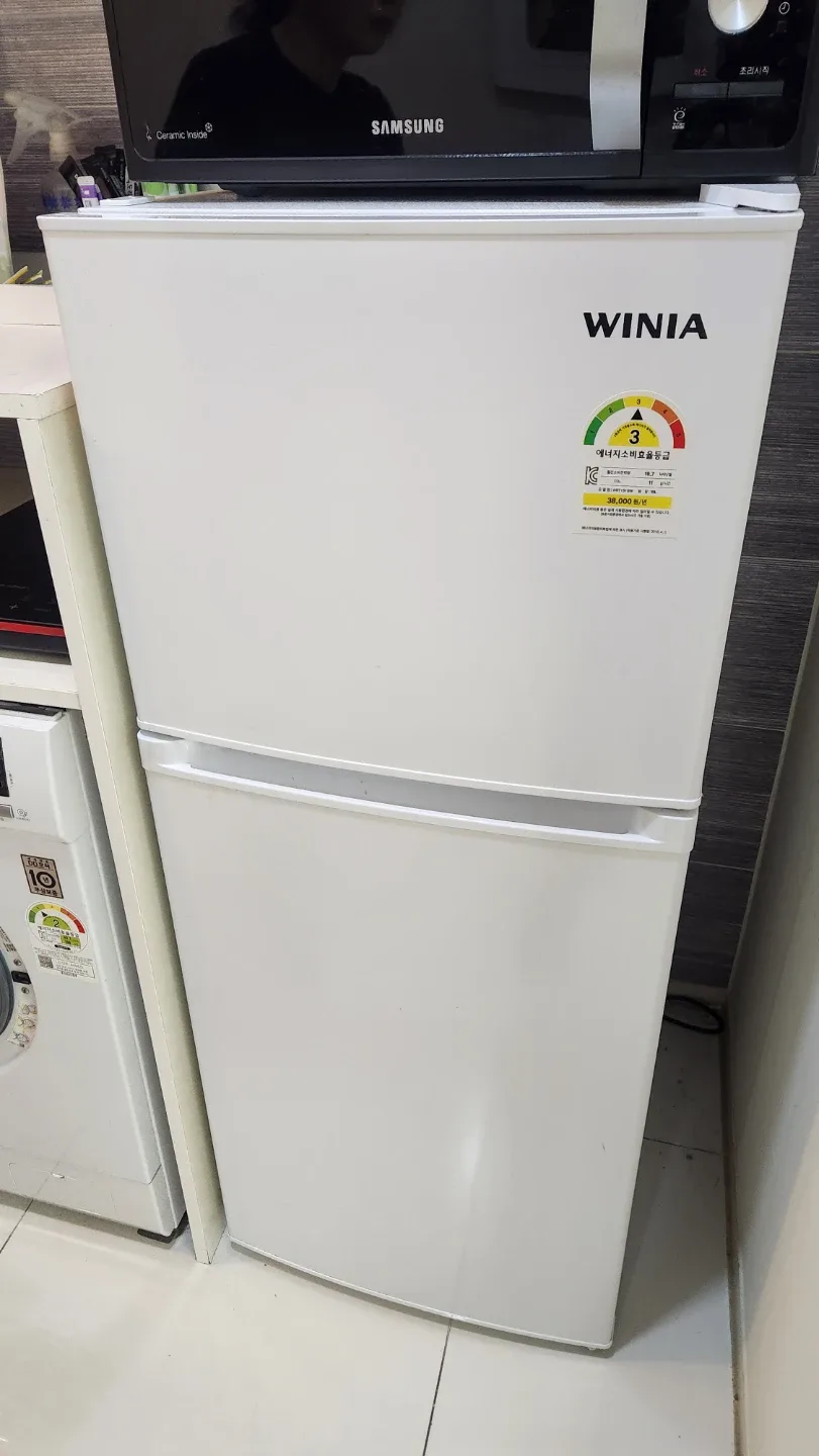 위니아 소형 2도어 냉장고