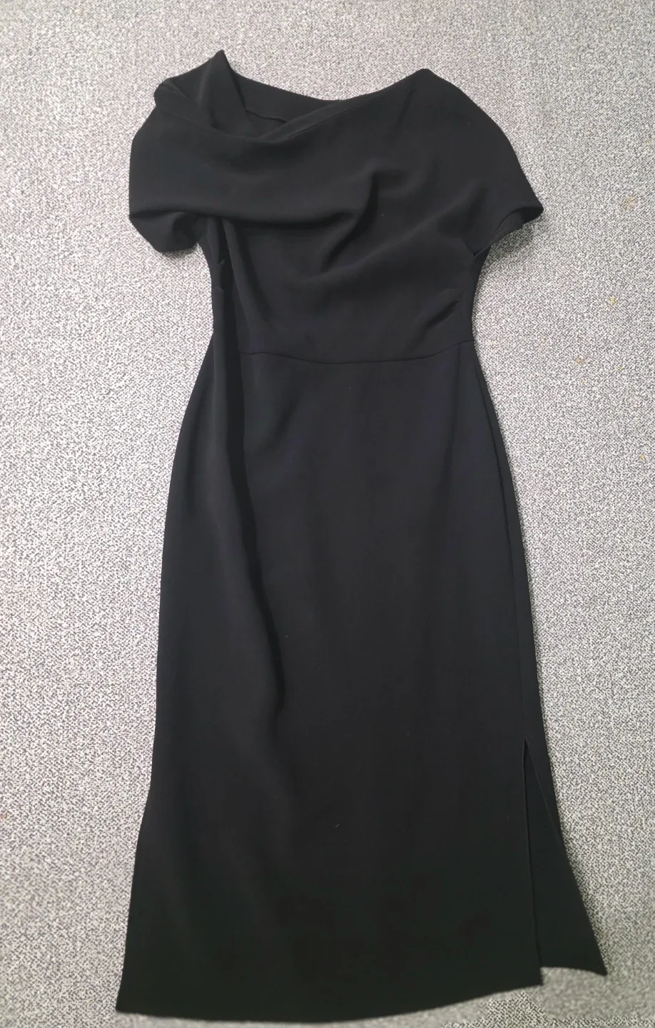 TIME 블랙 롱 원피스