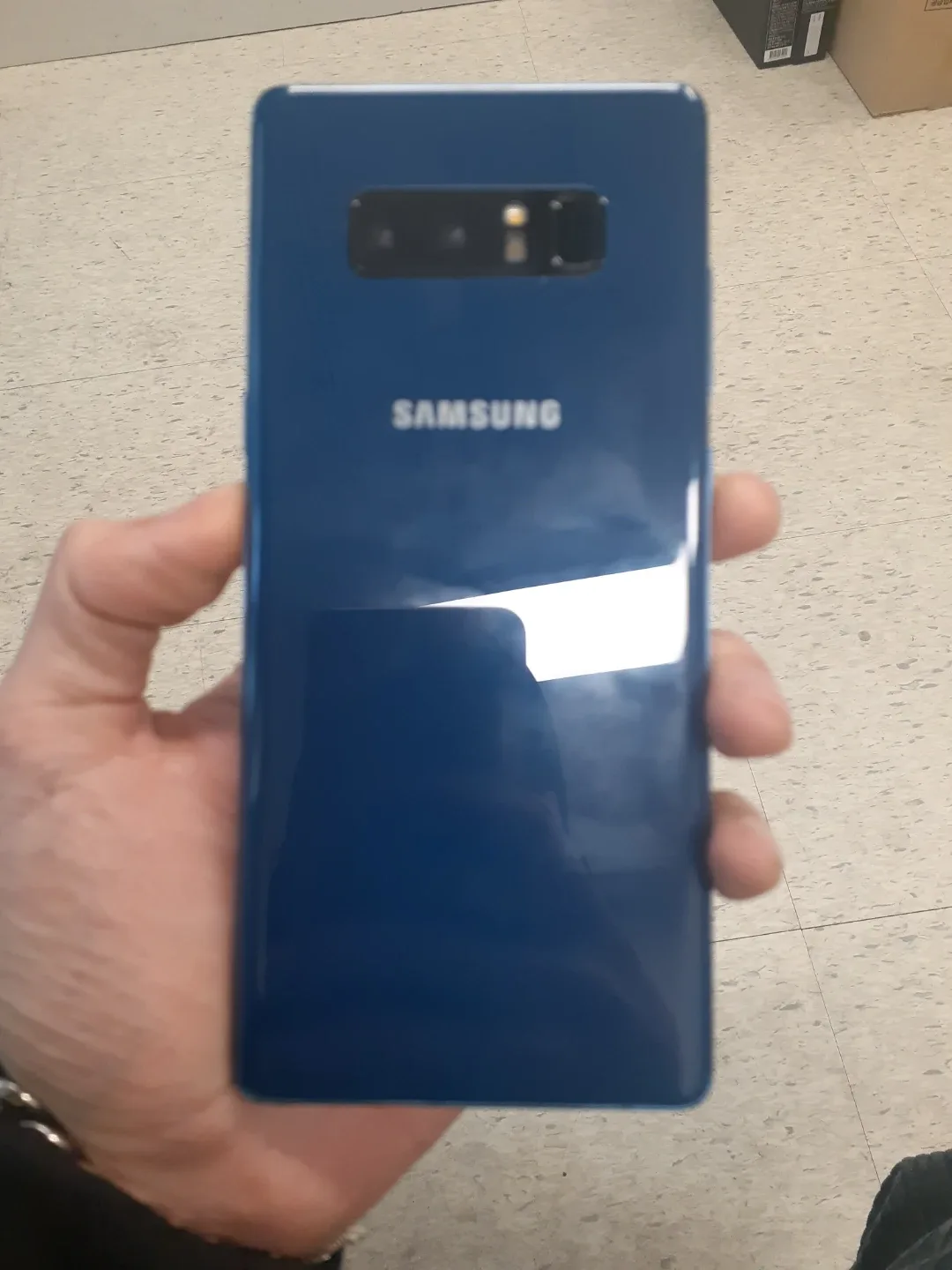 삼성 갤럭시 노트8 블루 싸게팜