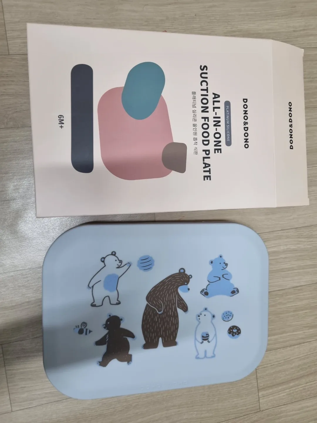 [새상품] 도노도노 실리콘 흡착 식판