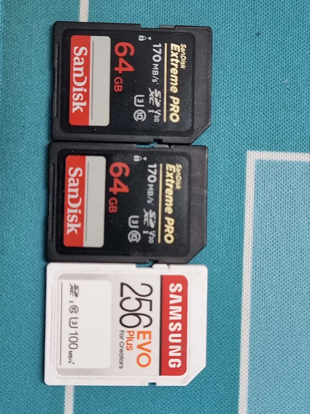 sd카드 64G 2개 256G 1개 판매