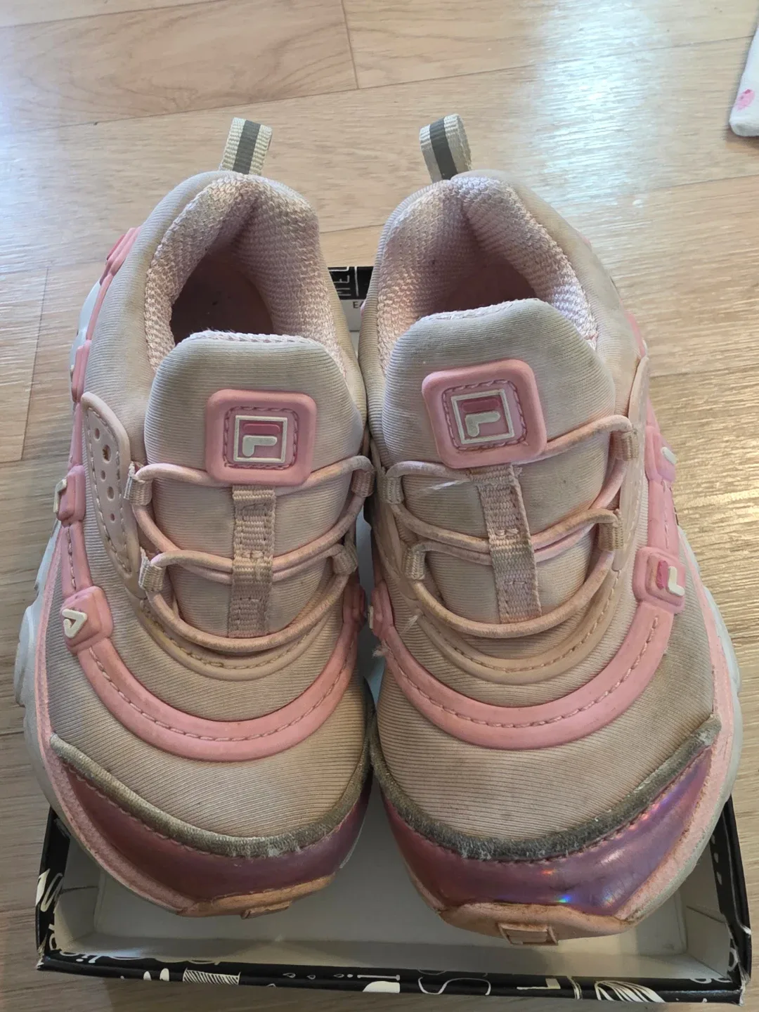 필라키즈여아운동화 160 팝니다(구두드림)