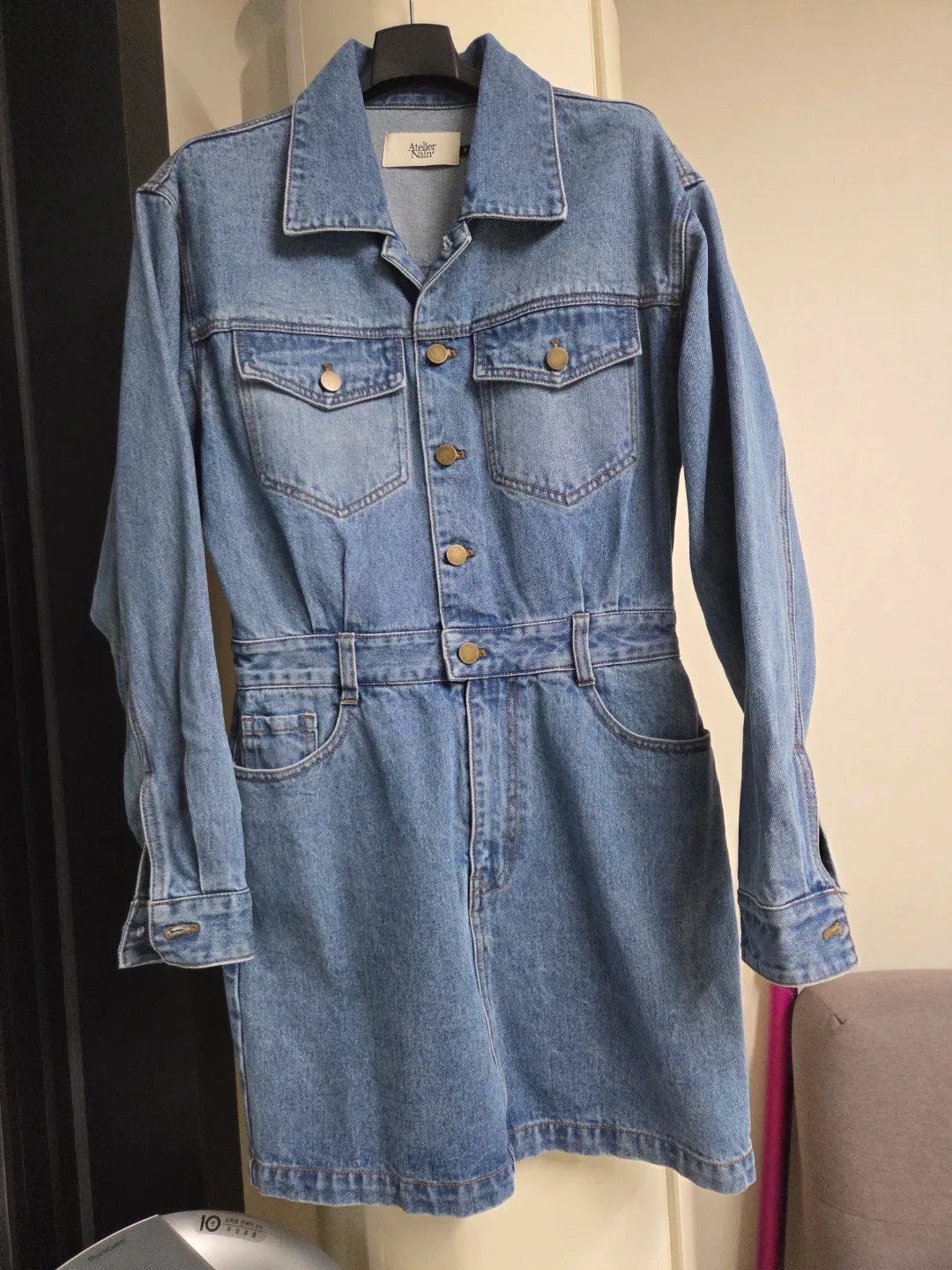 나인 NAIN 데님 원피스