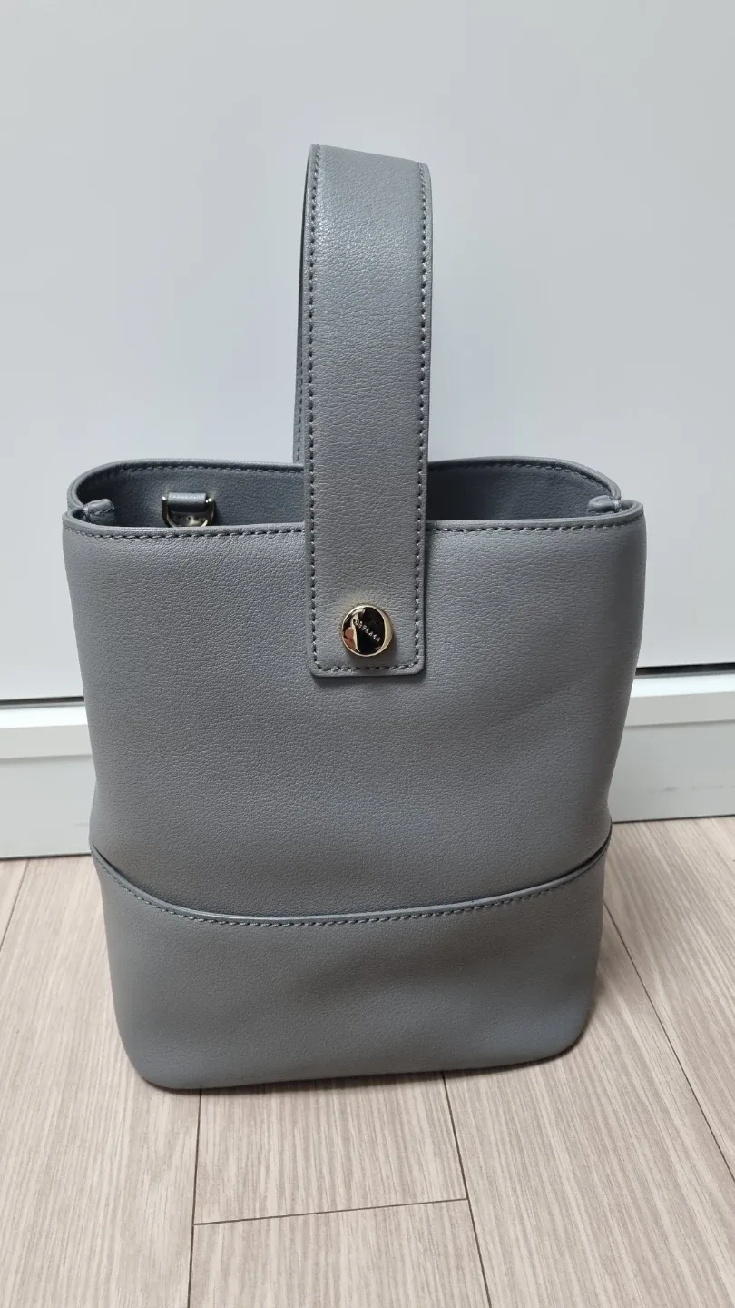 오스트카카 회색 가죽 숄더백 토트백