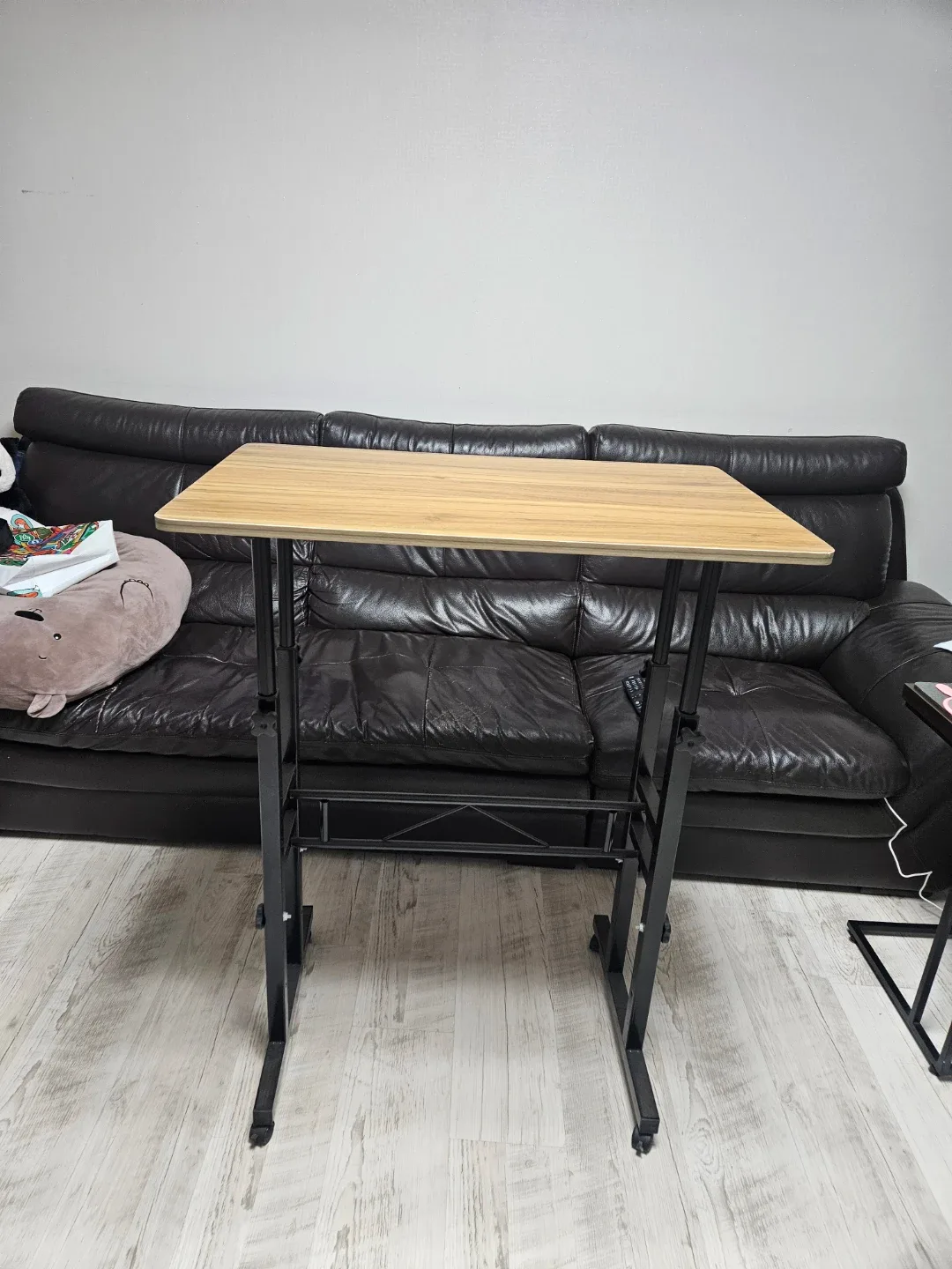 높이 조절 스탠딩 책상 간이 테이블