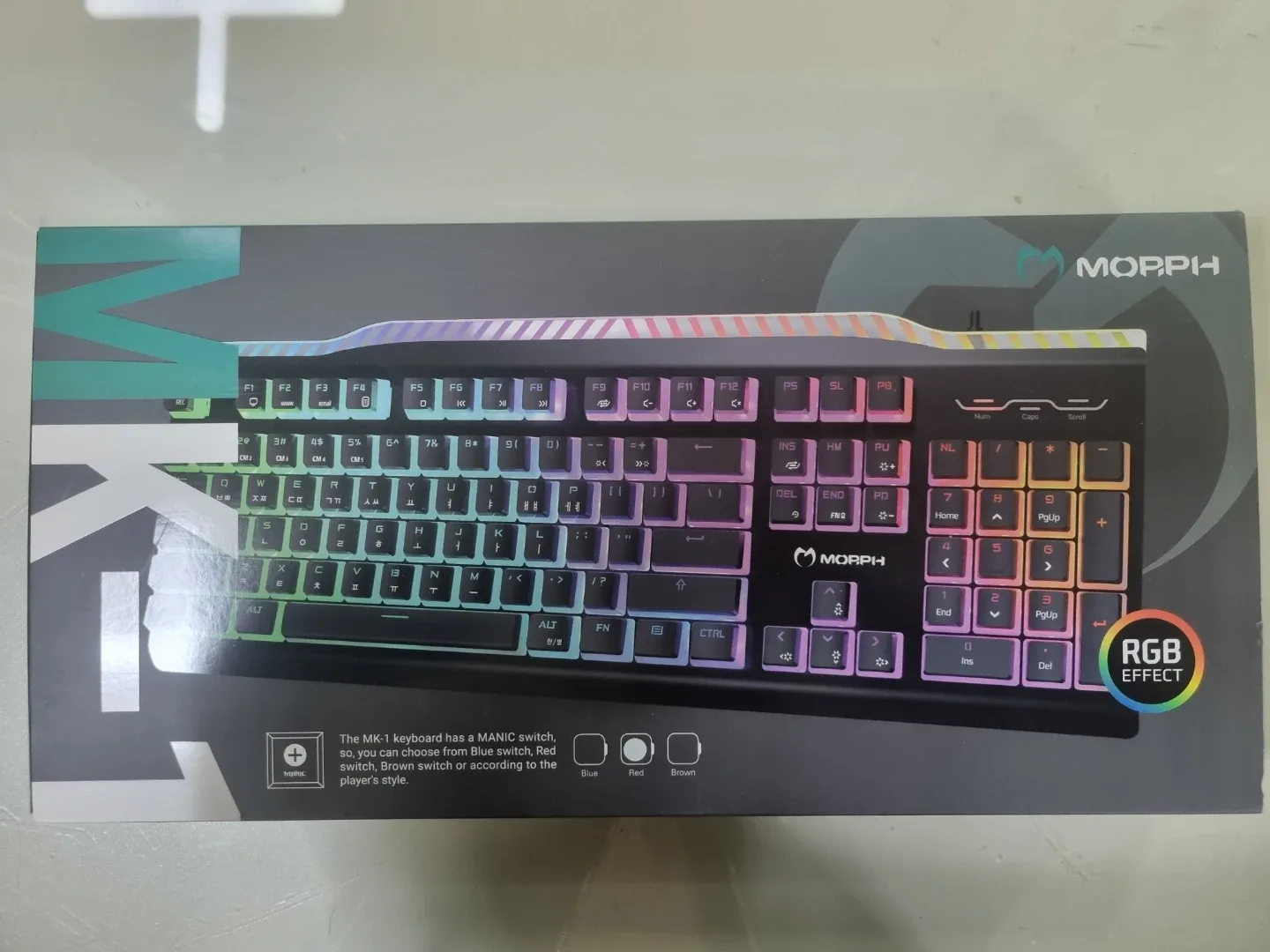 모피 MOPRH 게이밍 키보드 새제품