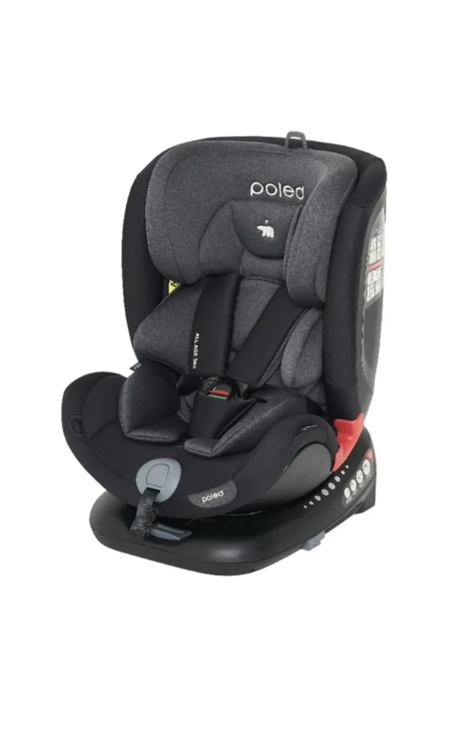 폴레드 올에이지 360 회전형 카시트 블랙