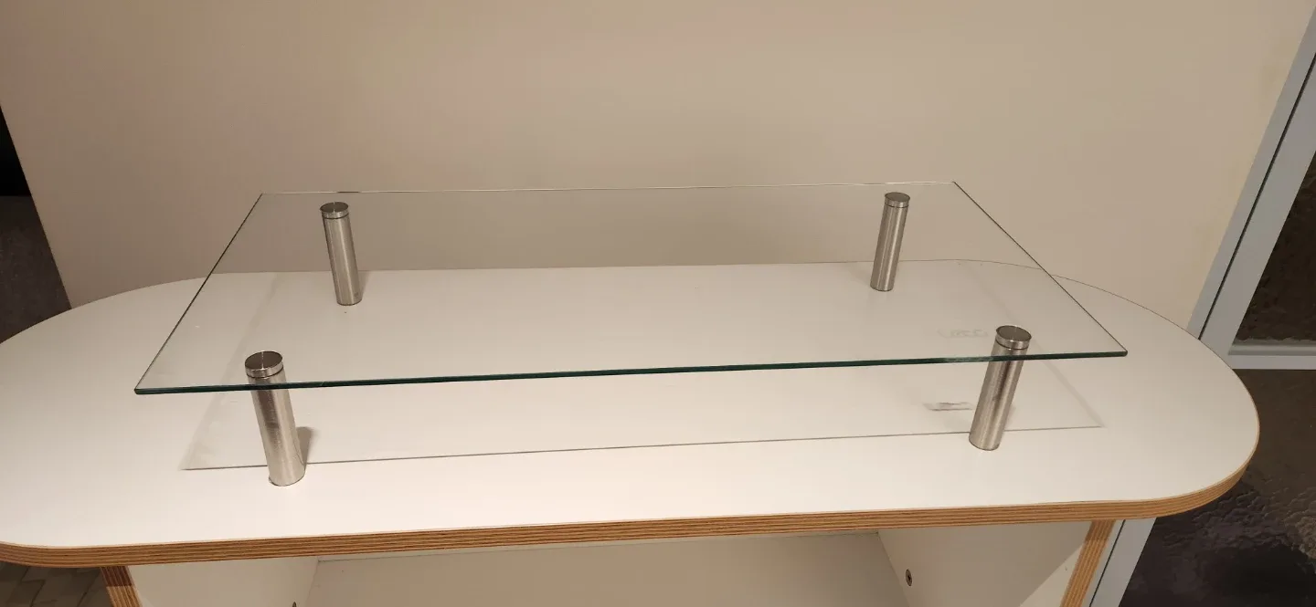 강화유리 모니터 받침대