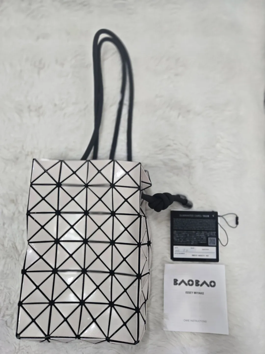 새상품 바오바오 링백 베이지