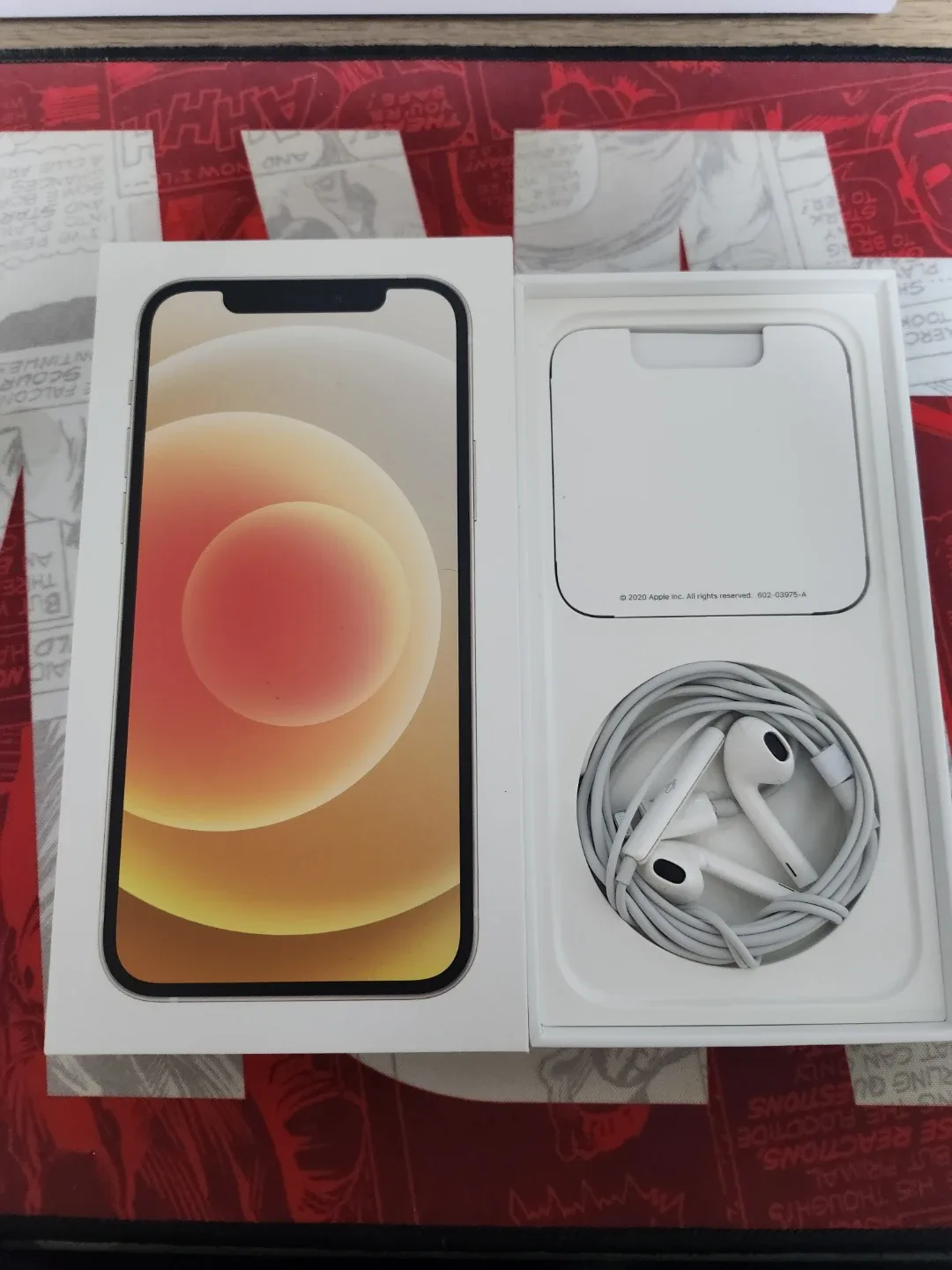 아이폰 12 128GB 풀박스(이어팟 포함)