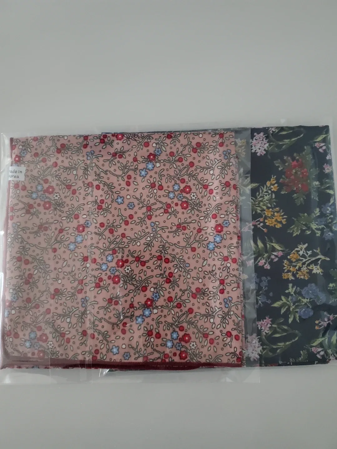 꽃무늬 손수건 2장 새상품&샤넬 미니지갑