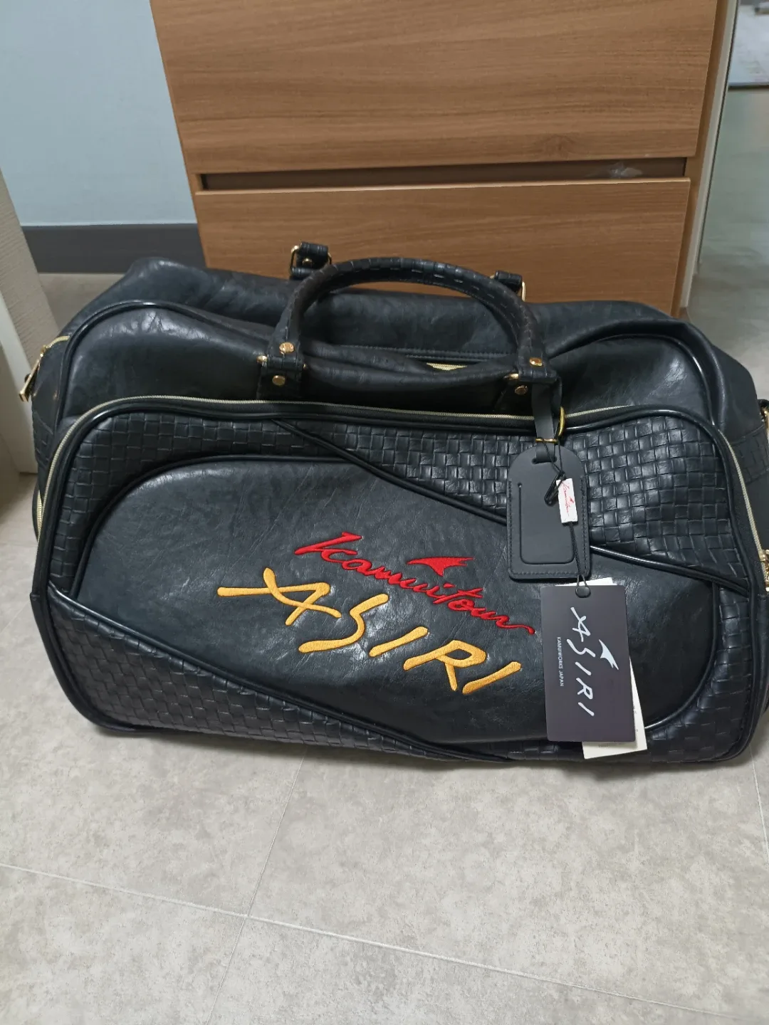 ASIRI 가죽 보스턴백