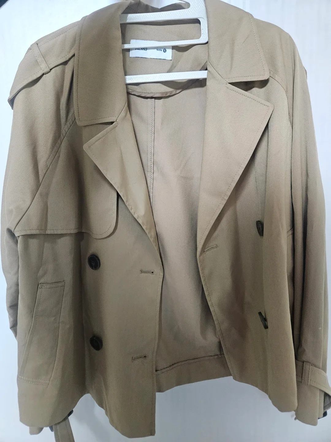 미쏘 숏 트렌치 코트 S 사이즈