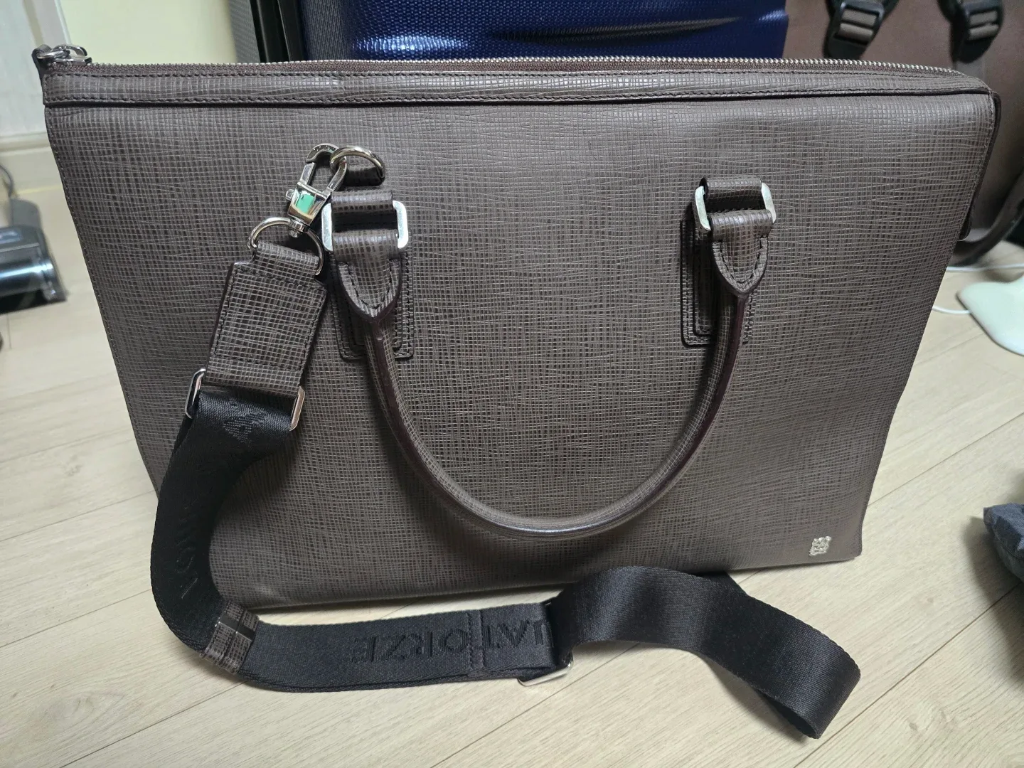 루이까또즈 브라운 가죽 서류 가방