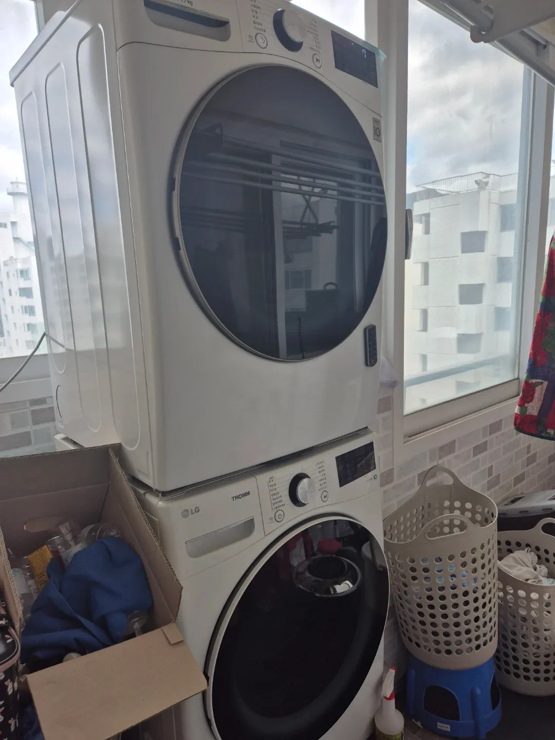 LG 트롬 워시타워 세탁기 24kg + 건조기 17kg
