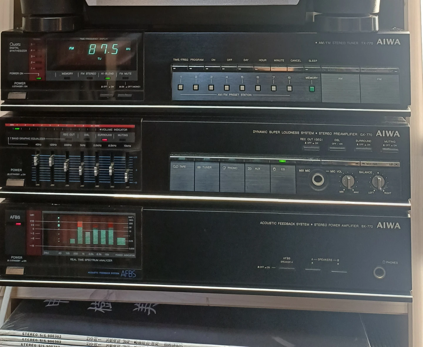 아이와 오디오 세트 TX-770 GX-770 BX-770 SX-E77 | 디지털기기 | 당근 중고거래