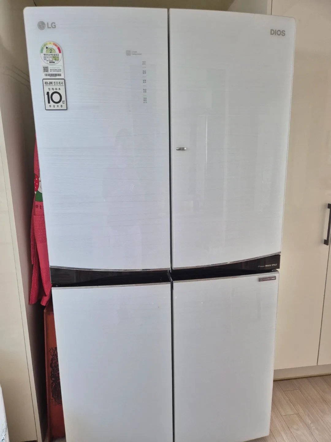 LG DIOS 4도어 냉장고 870L