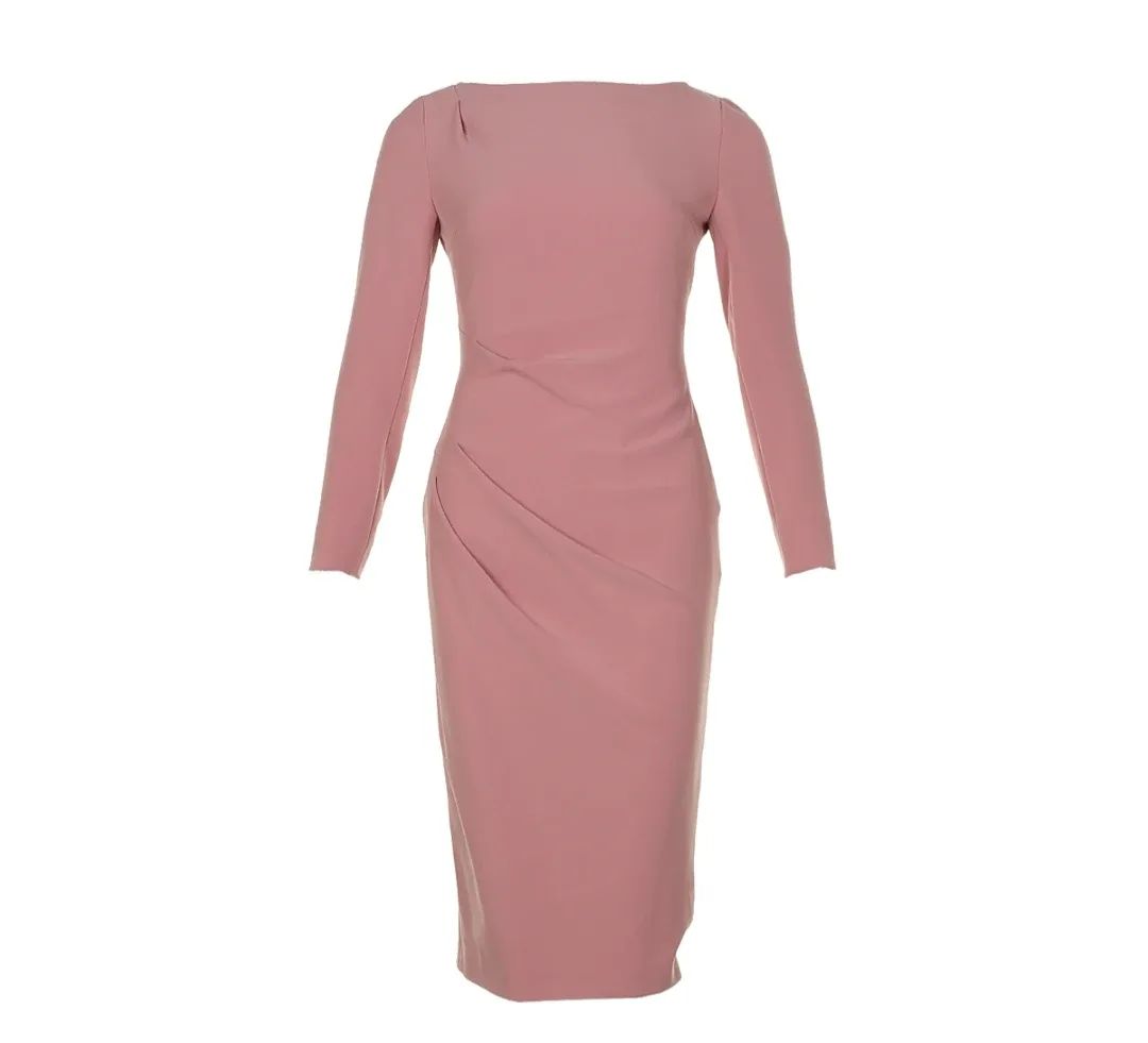 레티첼라 RETICELLA 핑크 셔링 h원피스 하객룩