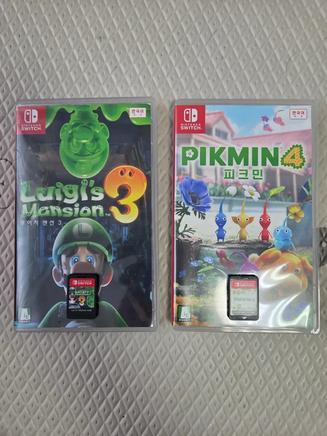 닌텐도 스위치 루이지 맨션3, 피크민4 팝니다