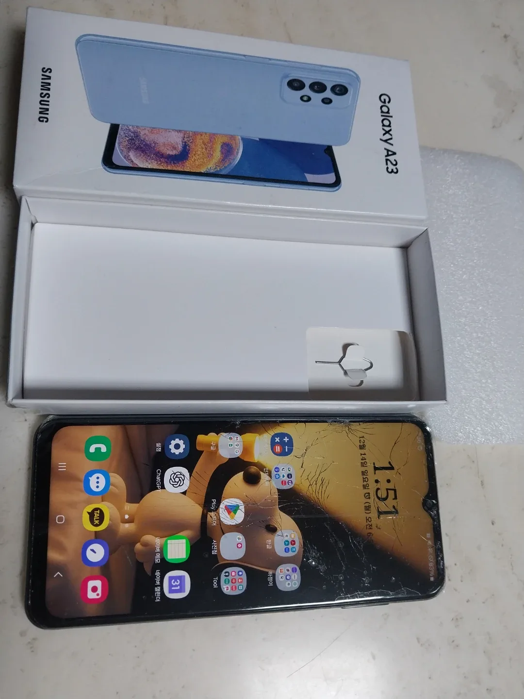 삼성 갤럭시 A23 부품용 팝니다.