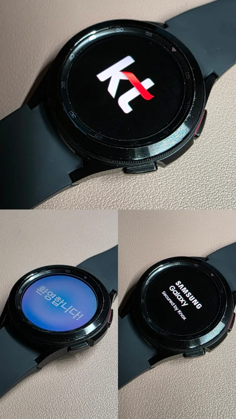 [정품 스트랩 2종/거치대 포함] 갤럭시워치4 클래식 42mm LTE 블랙