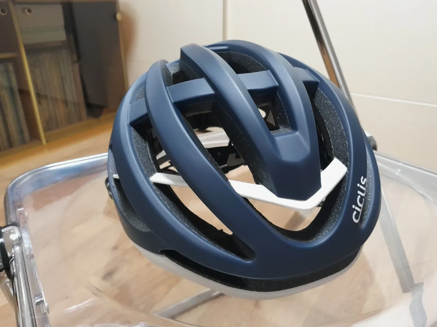 씨클리스 자전거 헬멧 네이비/화이트