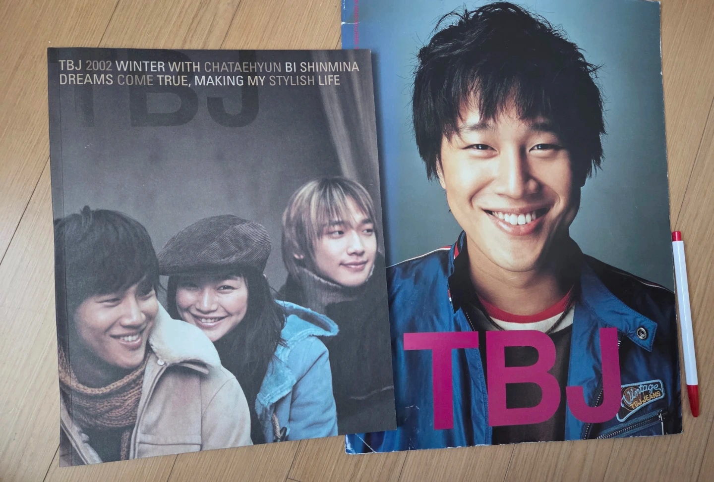 TBJ 2002 카다로그 화보집 (비, 신민아.차태현) ㅡ2권 신민아카다로그화보